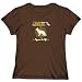 T-Shirt Woman Brown  My German Shepherd Knows It All  Dog