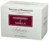 Taylors of Harrogate, Raspberry and Vanilla Infusion, 20-Count Wrapped Tea Bags (Pack of 6)