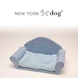 New York Dog(ニューヨークドッグ）　ギンガムソファベッド　ブルー　３０４４－ＢＬ