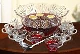 PORTICO COLLECTION 10 PIECE CRYSTAL PUNCH BOWL SET