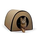 K&amp;H Manufacturing Mod Thermo-Kitty Shelter Tan 15-Inch by 21.5-Inch by 13-Inch 25 Watts