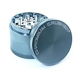 Chromium Crusher 2 Inch 4 Piece Tobacco Spice Herb Grinder - Light Blue