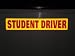 Student Driver Magnetic Vehicle Car Sign Reflective Magnet Safety