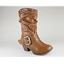 Slouchy Side Buckle Boot