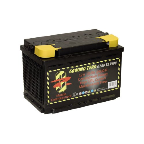 Ground Zero GZBP 12.2500 Batterie 12 V 70 Ah, 2500 Ampere Competition Power Preisvergleich