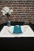 Turquoise 20x20 Hemstitch Dinner Napkins 1 Dozen