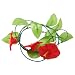 Amico Party Artificial Red Morning Glory Hanging Trumpet Flower Vine 2.4M