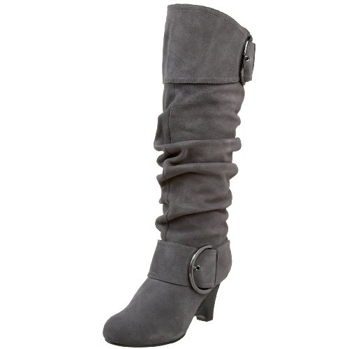 Suede Thigh High Knee Boots