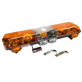 Wolo Model  7000-A Infinity 1 Removable Roof Mount Halogen Light Bar - Amber