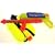 Pump action water gun with back pack water tank