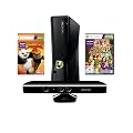 Xbox 360 S 250 GB Kinect Bundle Kung Fu Panda, schwarz-matt