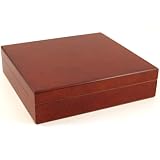 BURL CIGAR HUMIDOR 15 Capacity for Travel or Home