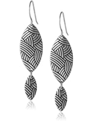 The SAK Double Silver Teardrop Earrings
