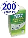 200 Flents Wipe N Clear Lens Cleaning Cloths