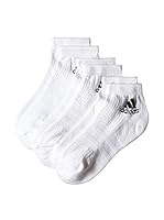 adidas Pack x 3 Calcetines (Blanco / Negro)