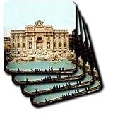 Vacation Spots - Trevi Fountain Italy - Coasters