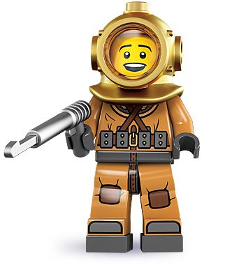 Lego Minifigures Series 8 - SEALED - Diver - UNOPENED ONLY