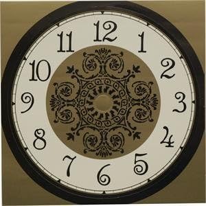 3.25" Arabic Adhesive Clock Face From Wallnut Hollow