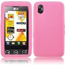 OLIVIASPHONES KP500 COOKIE LG PINK SILICONE SKIN PROTECTOR CASE