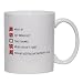 HUG MY AUSTRALIAN SHEPHERD DOG CHECKLIST Mug for Coffee / Hot Beverage (choice of sizes and colors)