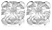Silver 10mm Round Cubic Zirconia Claw Stud Earrings