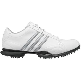 Buy adidas Signature Natalie Golf Shoe (white white metallic) by adidas