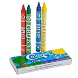 4 Pack Kids Restaurant Crayons 100/BX