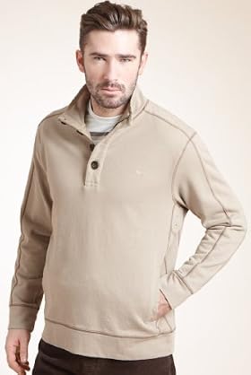 North Coast Pure Cotton Funnel Neck Button & Zip Top