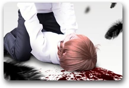 Jeff The Killer Creepypasta Doormat Outdoor Indoor Floor Mat 23.6 .7 Inch