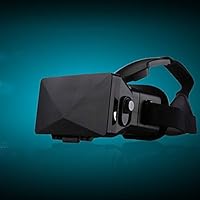 3D VR Headset, 3D Gear VR Virtual Reality Glasses for iPhone 6s/6/plus6/5s/5c/5, Samsung Galaxy s5/s6/s7/note4/note5 and other 3.7-5.7 inches Smart Phones by smile angle