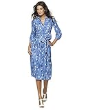 Spiegel Floral Print Shirt Style Dress by Newport News