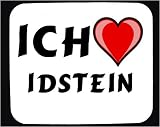 Mauspad mit Ich liebe Idstein Dekoration