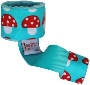 Loopy Gear Baby Rattle Holder ~ Choose Pattern (Mushroom Party Bermuda)