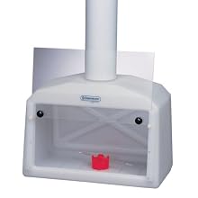 Bel-Art Scienceware 500000002 Polyethylene Acrylic Small Molded Benchtop Fume Hood, 27" Length x 13" Width x 22" Height