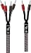 AudioQuest Rocket 33 Bi-wire speaker cables with pre-attached banana plugs (pair) 10 feet