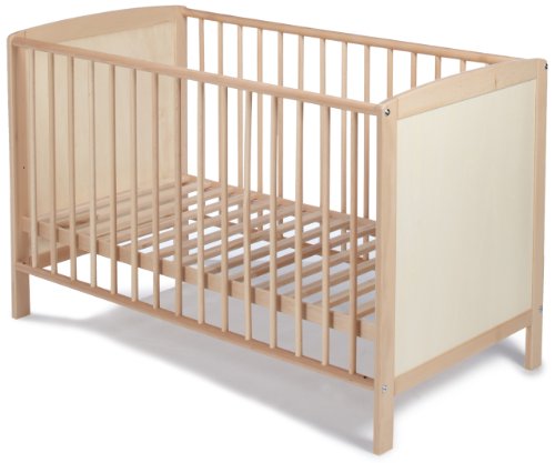 Schardt 030070001 - Schardt / Kinderbett Felix / 60x120 cm / mit Sperrholzf&uuml;llung / natur lackiert (Himmel und Bettzeug nicht im Lieferumfang enth ...