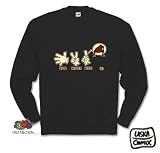 LASKA COMIX DESIGN exclusive on ShirtzShop - GOOD BETTER BEST SUMO RINGER RINGEN Sweat-Shirt Schwarz XXL
