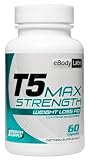 T5 Slimming Pills Max Strength | T5s Fat Burners Weight Loss Diet Tablets (60 Capsules)