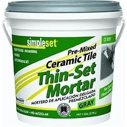 Custom Building Prod. CTTSGQT Simpleset Pre-mixed Tile And Stone Thin-set Mortar
