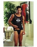 Mesh tank top w/matching g-string black m/l