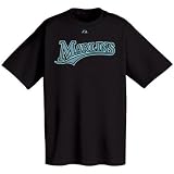 Florida Marlins Black Wordmark T-Shirt - Large