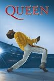 Queen Freddie Mercury Wembley Poster Official New - 36 x 24 Inches (91.5 x 61 cms)