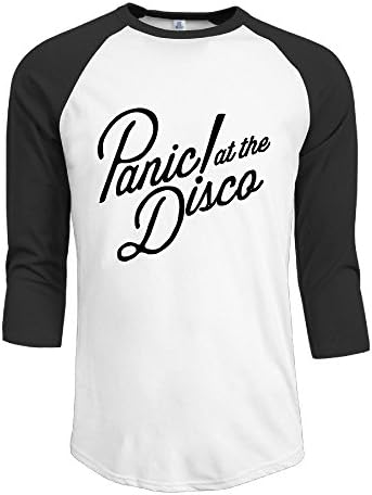 Panic! At The Disco Men' Raglan Sleeve 100% Cotton T-shirt