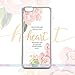 iPhone 7 Plus/iPhone 8 Plus Case Girls Women,Cute Flowers Floral Christian Quotes Bible Verses Inspirational Proverbs 3:5 Trust Lord With All Your Heart Soft Case Compatible for iPhone 8 Plus/7 Plus
