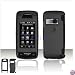 Solid Black RUBBER FEEL SOFT GRIP Case Cover for Brand LG Voyager VX10000 VX-10000 Protective Cell Phone Hard SNAP-ON