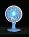 6 Table Fan with 64 Patterns LED Trance Light / 5972