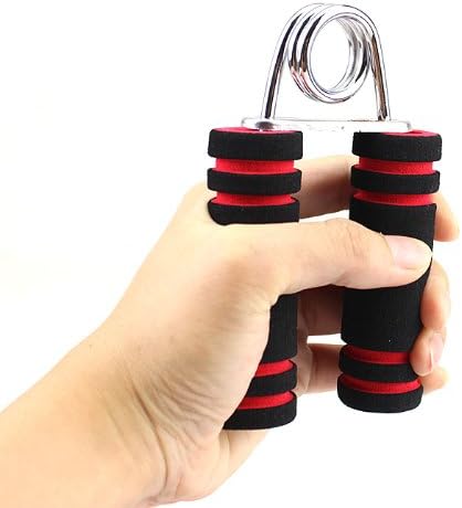 Fitness Spring Hand Grip Exercise Forearm Strength Builder Wrist Arm Exerciser (Red)