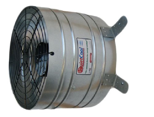 QC Manufacturing QuietCool AFG ES-1500 QuietCool Gable-Attic Fan, Does not Include thermostat