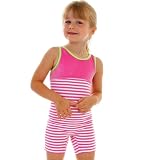 Chez Ami by Patsy Aiken Designs Peony Pink Velvet Empire Tumbler Leotard - Size 5