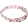 Bracelet made of Priestly Breastplates - Sterling Silver (Choshen ) Hoshen ( 19cm - 7.6" long)